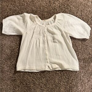 Marine Layer Women’s Cream Button-Up Blouse